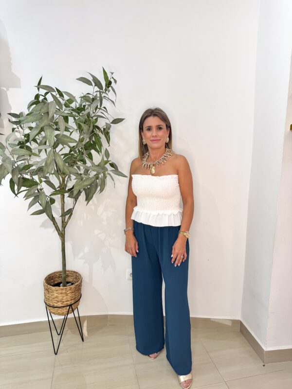 Pantalón Livi Largo Azul Pato