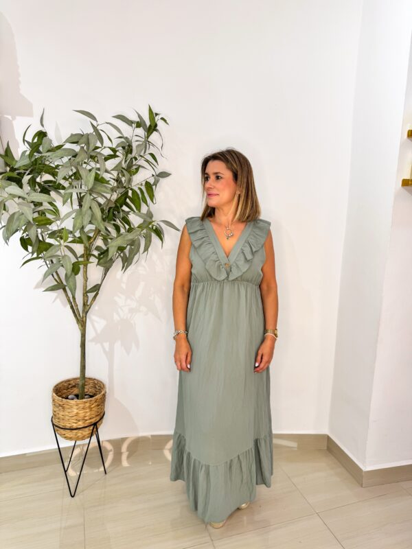 Vestido Sabrina Verde - Imagen 3