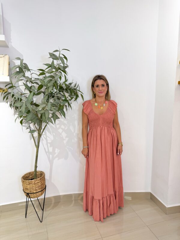 Vestido Elvi Coral - Imagen 2