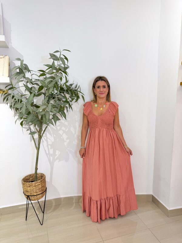 Vestido Elvi Coral