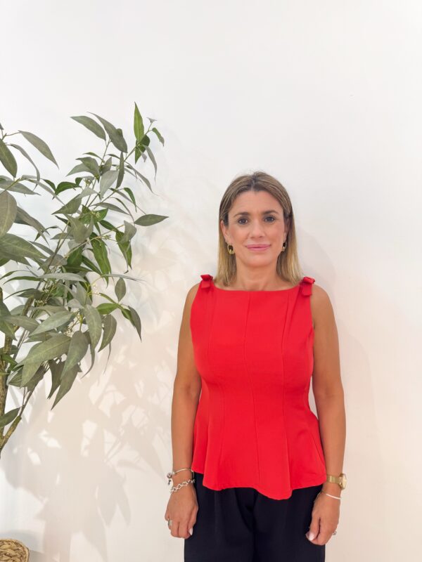 Top Lazos Rojo - Imagen 3