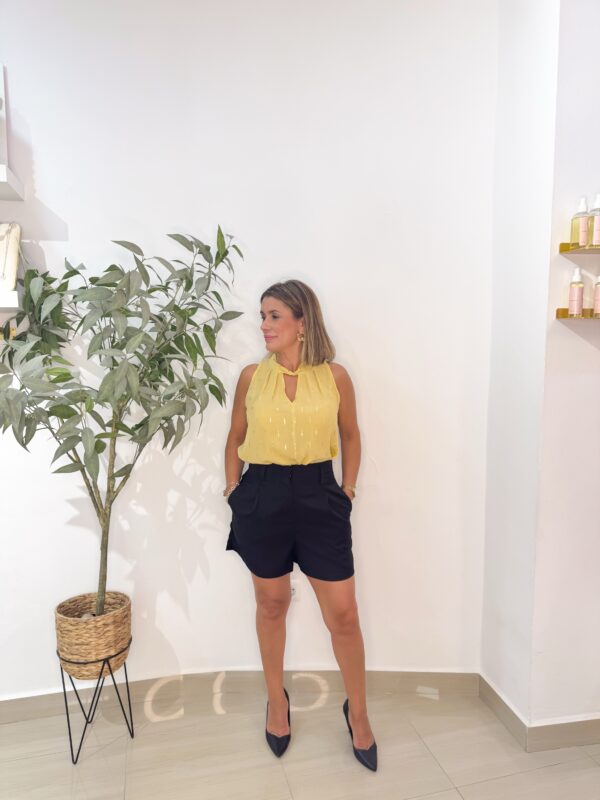 Blusa Strass Amarilla - Imagen 3
