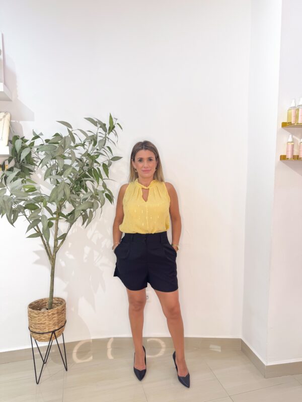 Blusa Strass Amarilla - Imagen 2