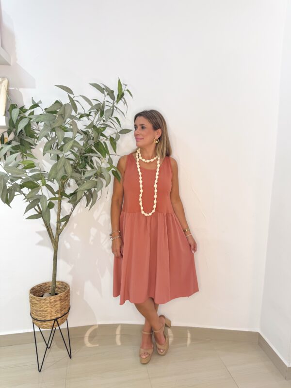 Vestido Lali Coral - Imagen 2