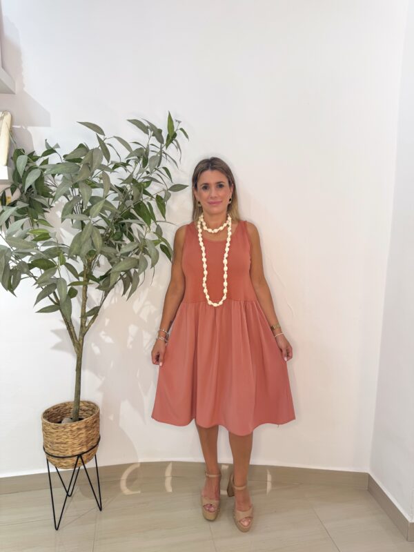 Vestido Lali Coral - Imagen 4