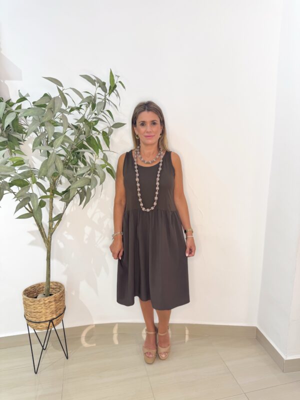Vestido Lali Chocolate - Imagen 4
