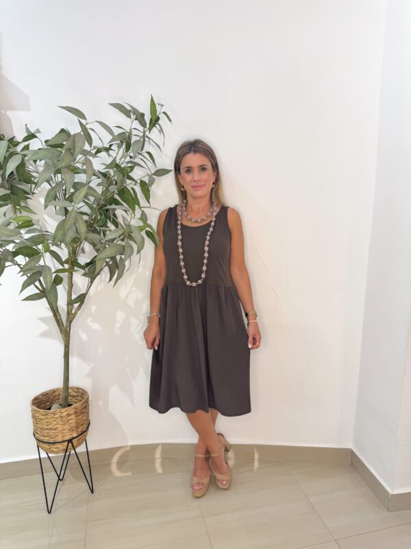 Vestido Lali Chocolate - Imagen 3