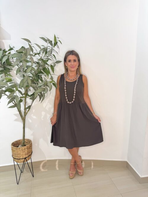 Vestido Lali Chocolate