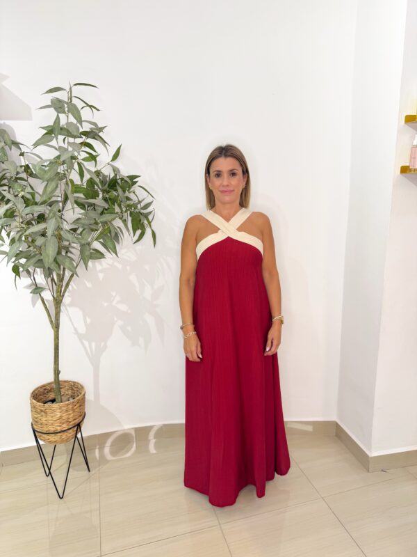 Vestido Cleo Rojo - Imagen 3
