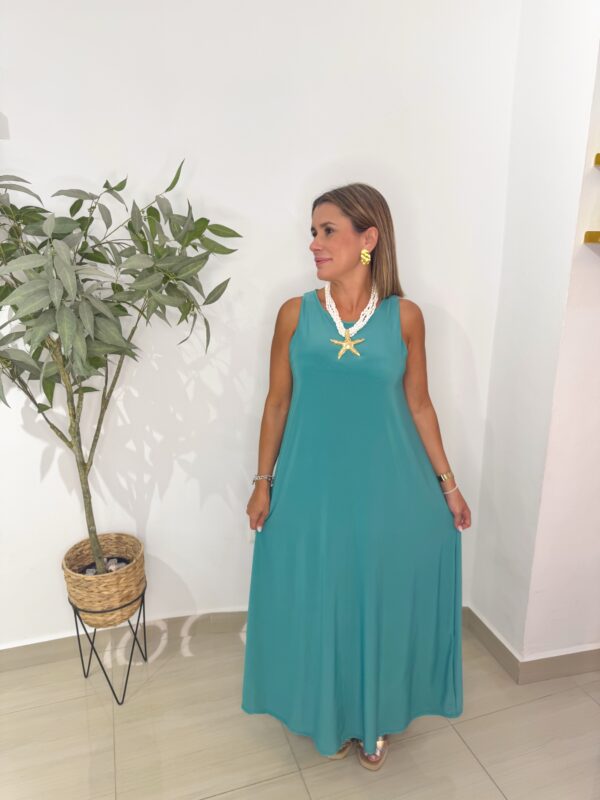 Vestido Aza Verde Menta
