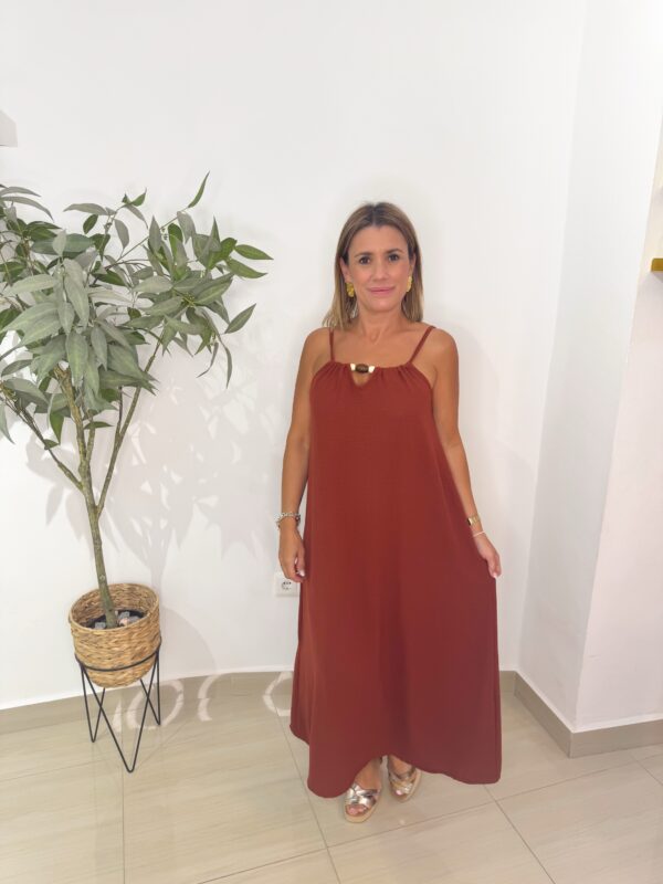 Vestido Teja Bolitas - Imagen 3
