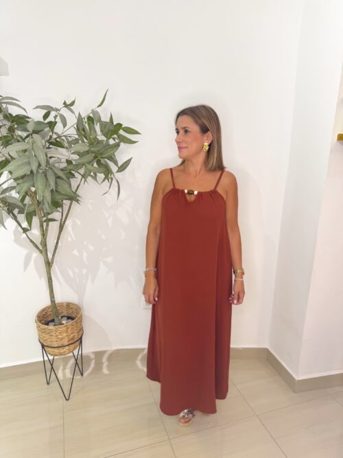 Vestido Teja Bolitas