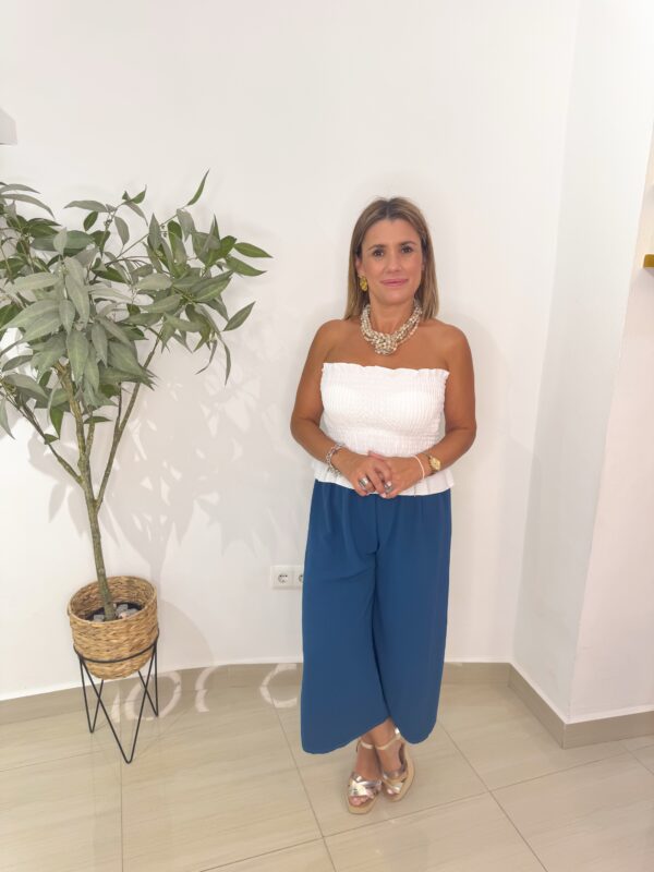 Pantalón Livi Corto Azul Pato - Imagen 3