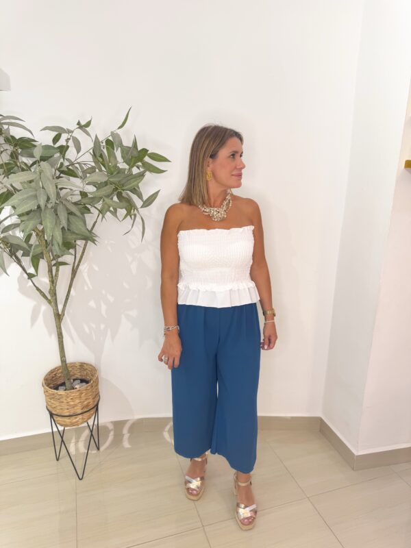 Pantalón Livi Corto Azul Pato - Imagen 2