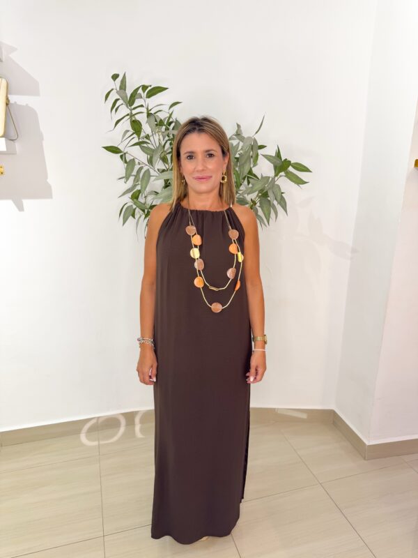 Vestido Bolitas Chocolate - Imagen 2