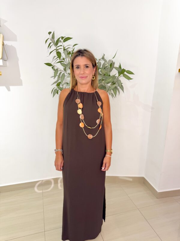 Vestido Bolitas Chocolate - Imagen 4