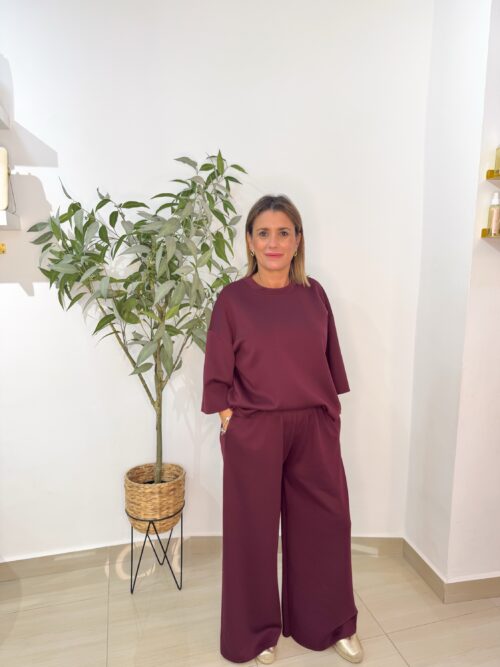 Conjunto Comfy Burdeos