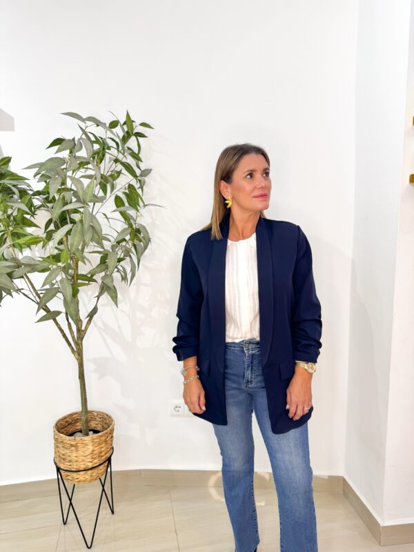 Blazer Creta Azul Marino - Imagen 2