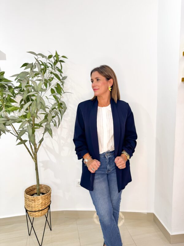 Blazer Creta Azul Marino - Imagen 3