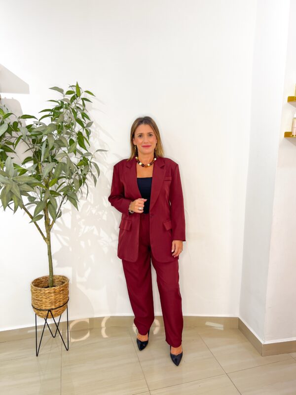 Blazer Gaia Burdeos - Imagen 2