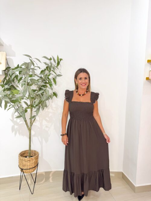 Vestido Lucía Chocolate