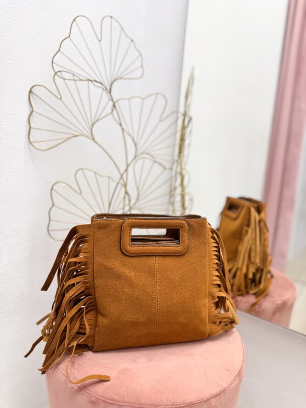 Bolso Flecos Marrón