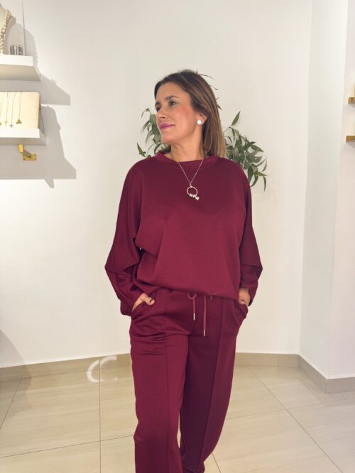 Conjunto Comfy Burdeos