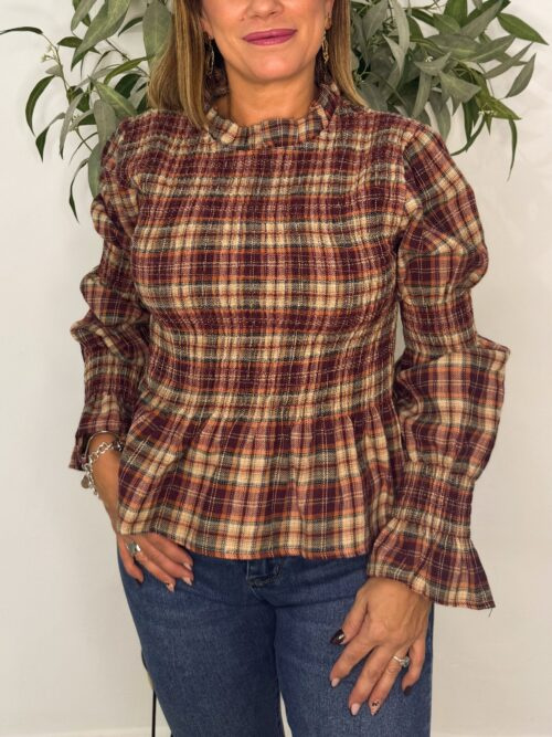 Blusa Jimena Burdeos