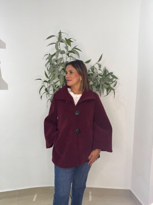 Abrigo Paloma Burdeos