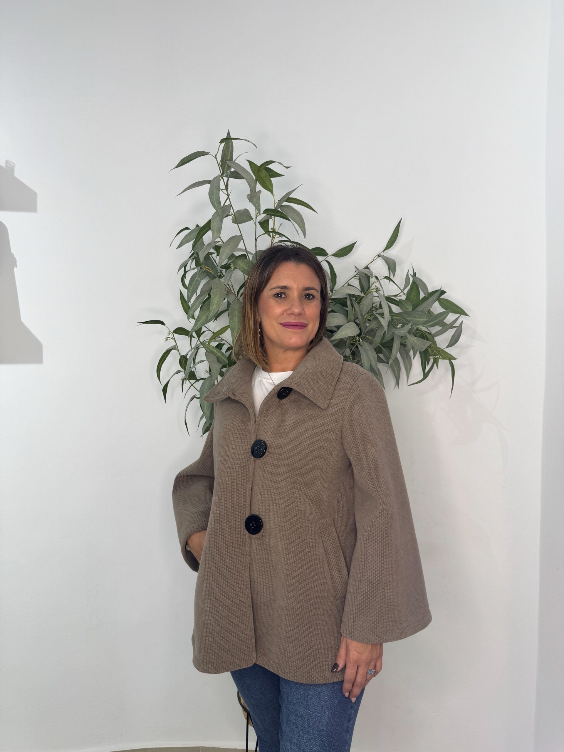 Abrigo Paloma Taupe - Imagen 3