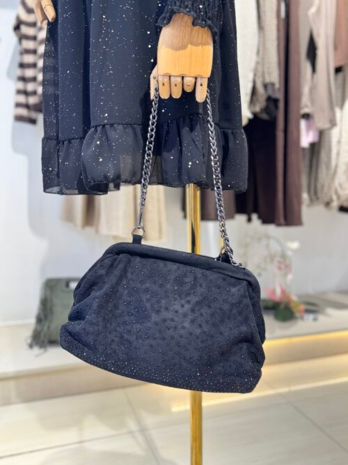 Bolso Strass Negro