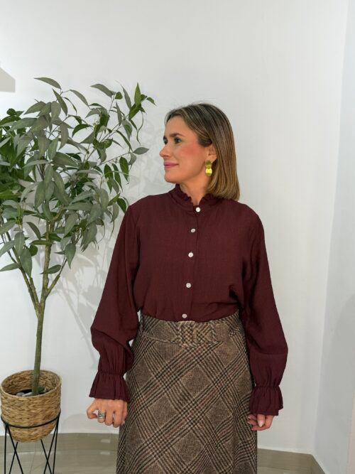 Camisa Odet Burdeos