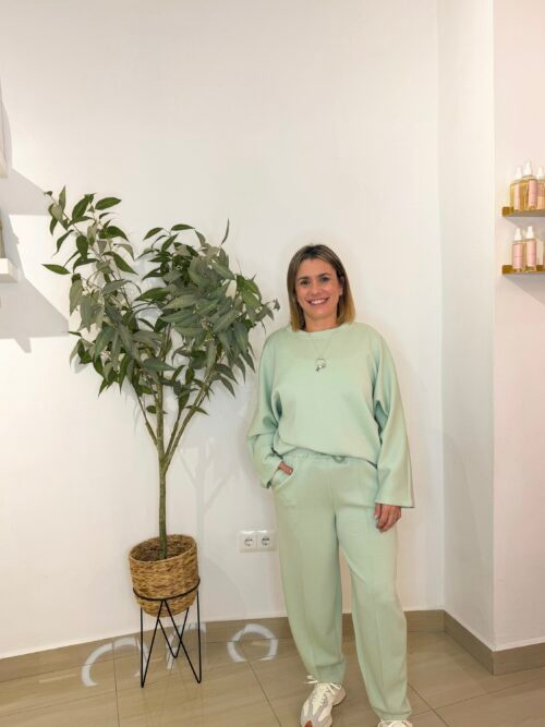 Conjunto Comfy Verde Aguamarina