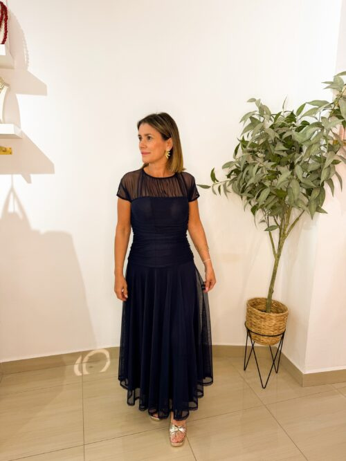 Vestido Marina Azul Marino