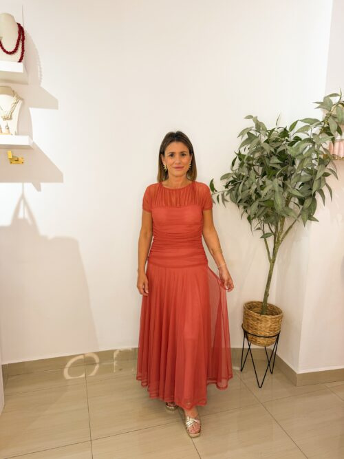 Vestido Marina Papaya