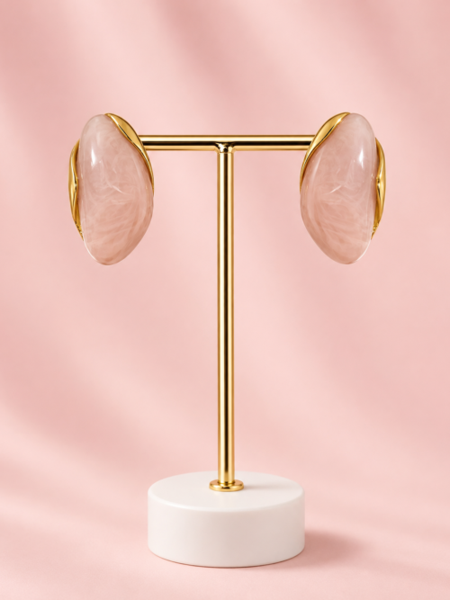 Pendiente Stone Rosa