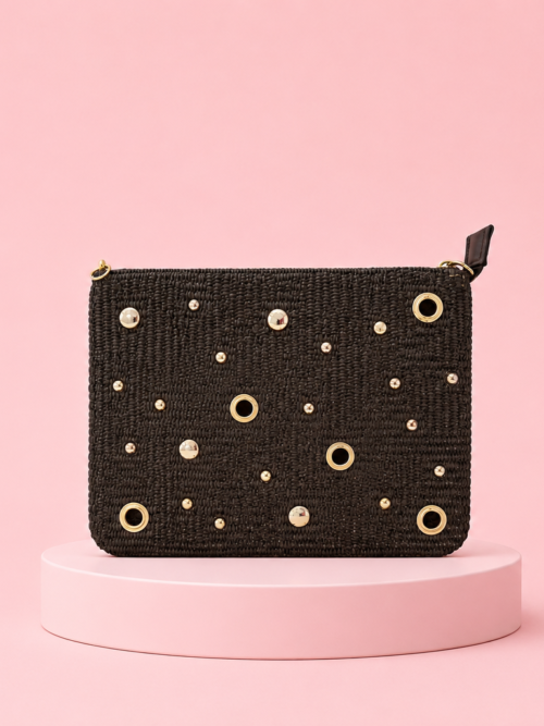 Bolso Tachuelas Chocolate
