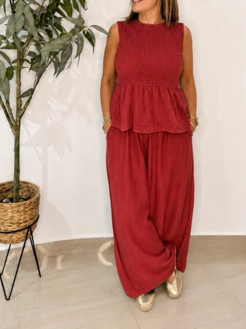 Conjunto Dama Rojo