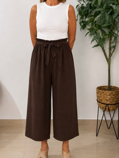 Pantalón Livi Corto Chocolate