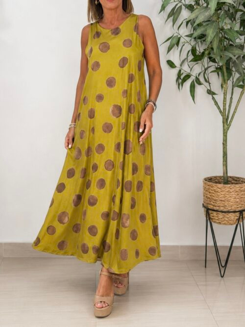 Vestido Verde Lunares