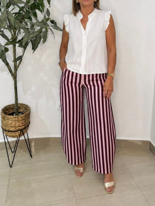 Pantalón Rayas Balloon