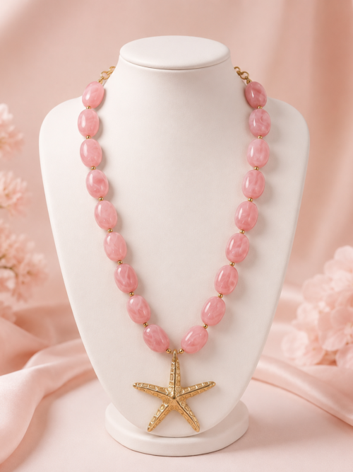 Collar Estrella Rosa