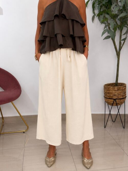 Pantalón Livi Corto Crudo