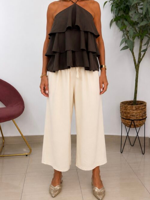 Pantalón Livi Corto Crudo