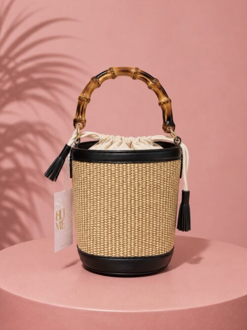 Bolso Asa Madera Negro
