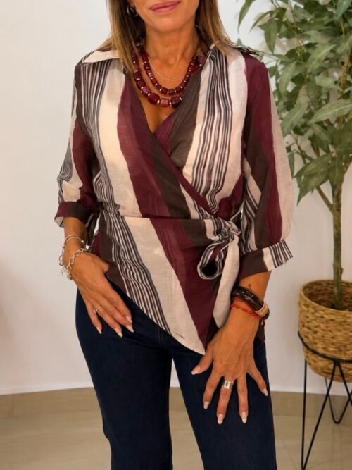 Blusa Genoveva Burdeos