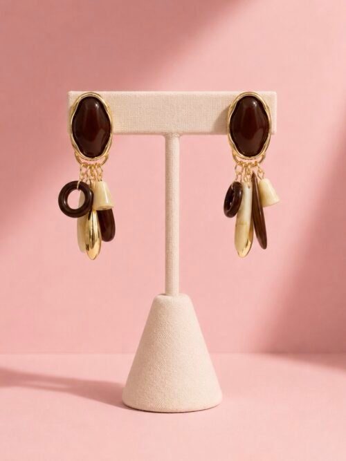 Pendientes Charms Chocolate